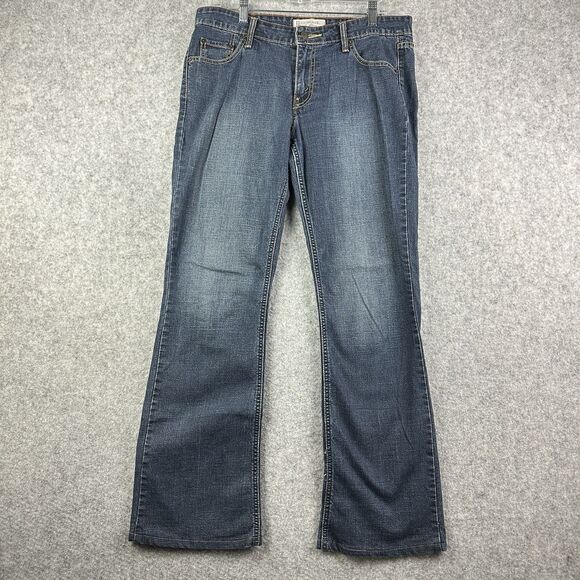 Levis Low Rise Bootcut Jeans Juniors 11 Stretch Classic Western (Meas 33x30)* - Picture 1 of 16
